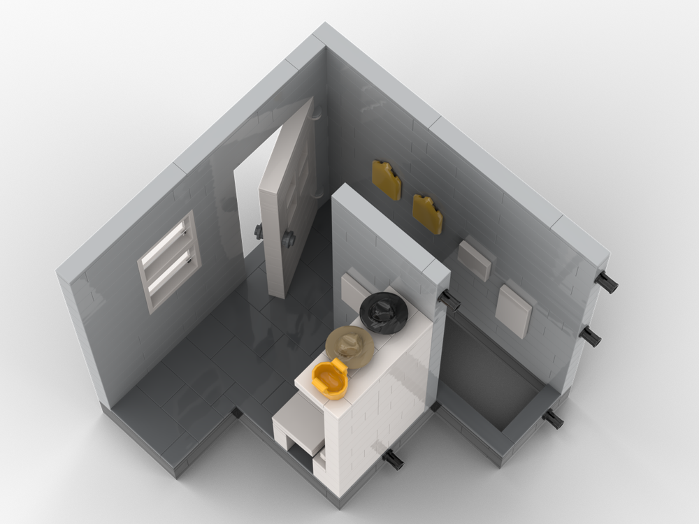 Lego Bungalow part 3 - Entrance & Stairecase