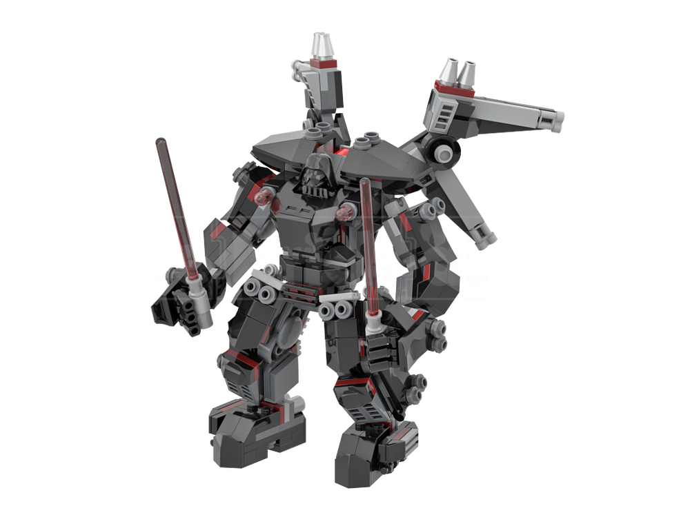Lego Sith Interceptor Mech - (75368-1 x3 & 75031-1 Modification)