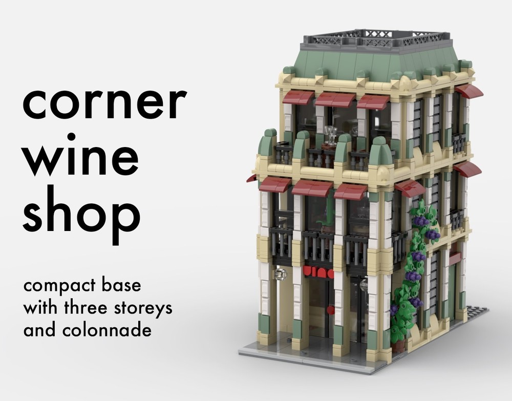 Lego Corner Wine Shop