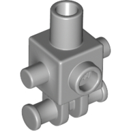 Lego Torso Mechanical, Nexo Bot / Light Bluish Gray