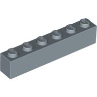 Lego Brick 1 x 6 / Sand Blue