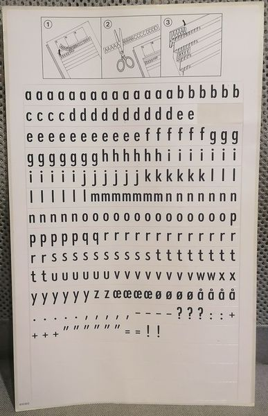 Lego Sticker Sheet 2 for Set 9550-4