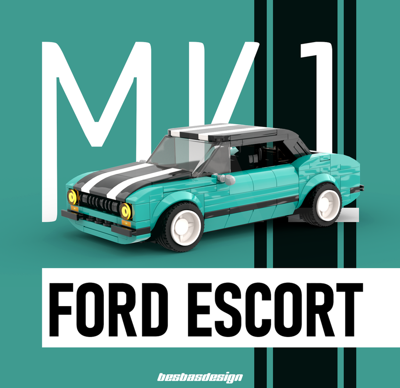 Lego Ford Escort MK1 Restomod