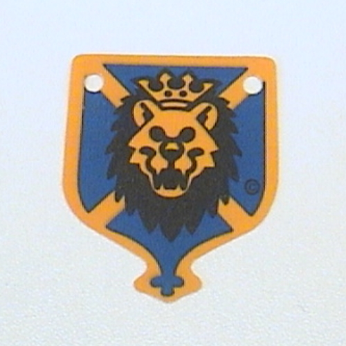 Lego Flag 4 x 5 with Knights Kingdom Lion Head Print