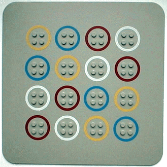 Lego Baseplate 22 x 22 Game Board for Set 1575-2