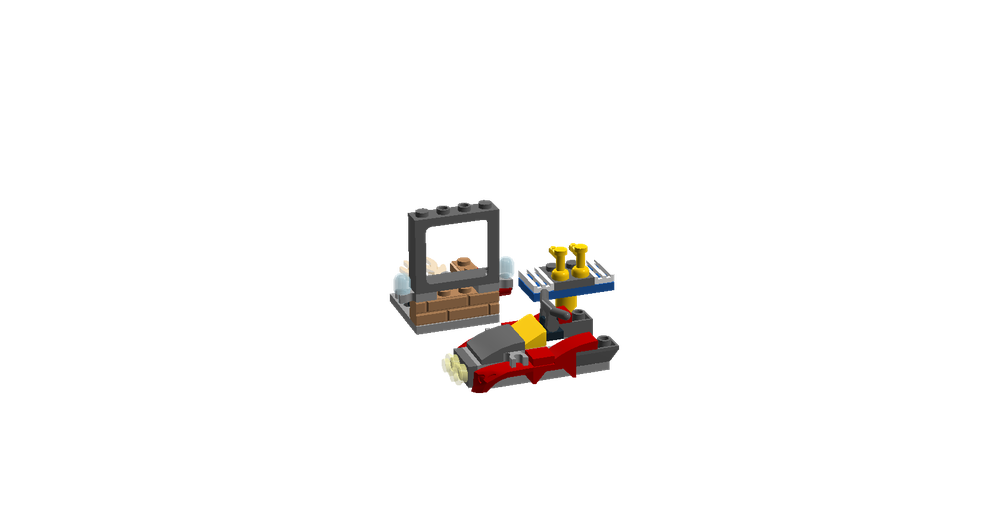 Lego Fire Jet ski