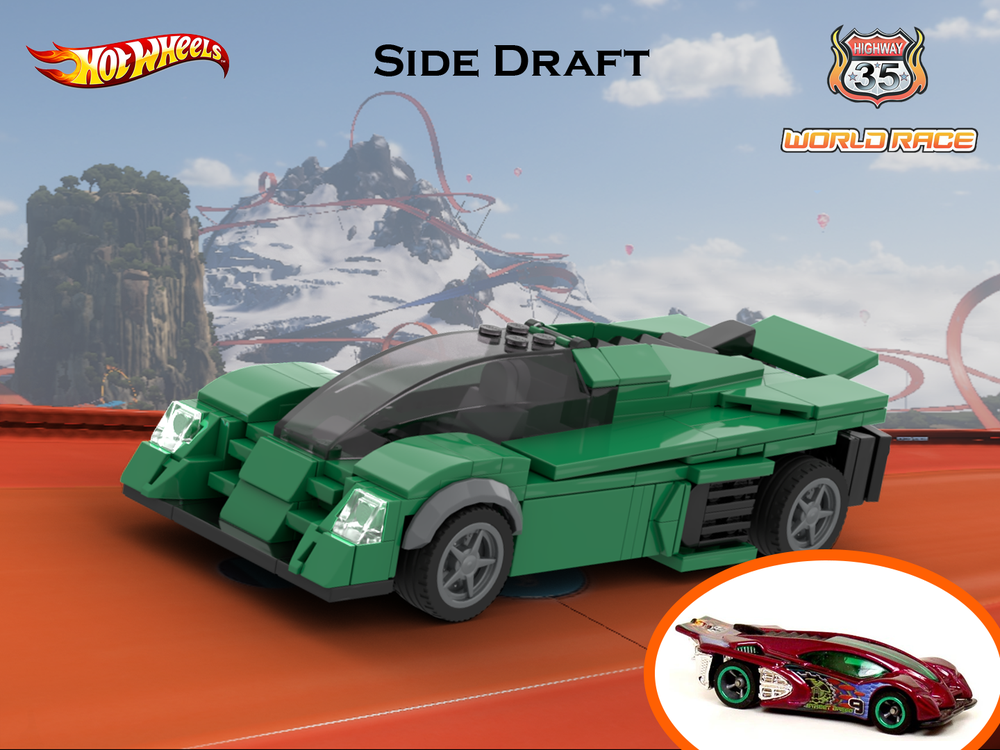 Lego Hot Wheels Side Draft