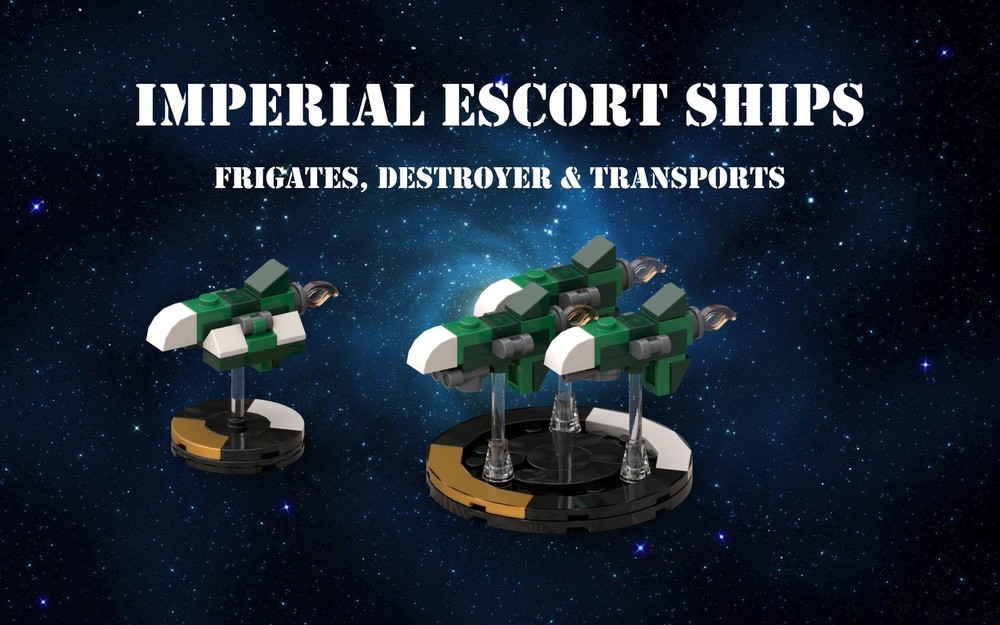 Lego Imperium - Escort Ship & Squadron / Gothic Colour Scheme (Tabletop Scale)