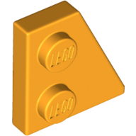 Lego Wedge Plate 2 x 2 Right / Bright Light Orange