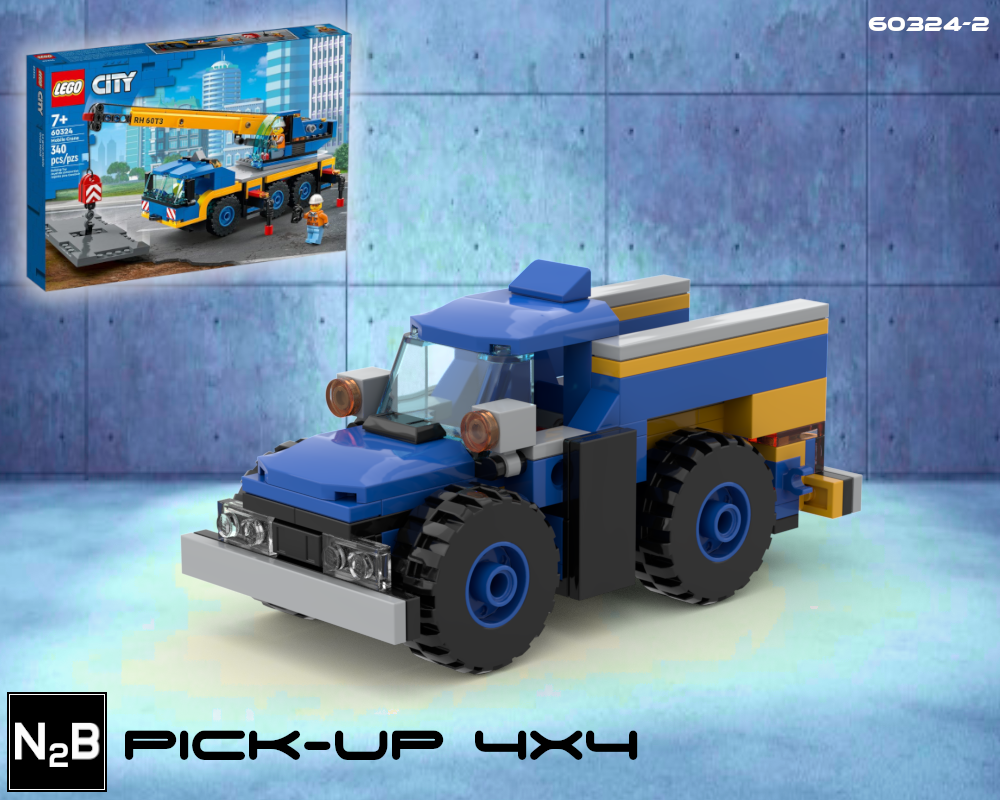 Lego Pick-up 4x4 - Alternate build 2 Lego 60324