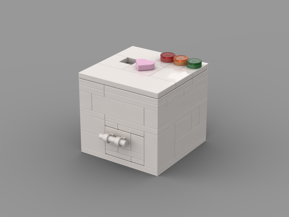 Lego Heart Puzzle Box
