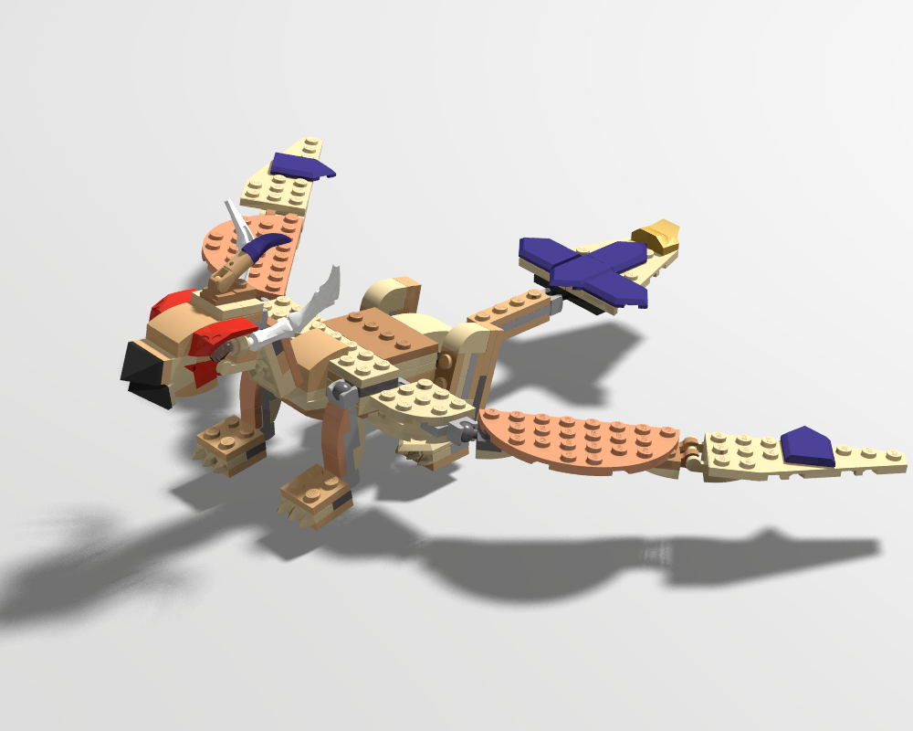 Lego Desert's Scorch (dragon)