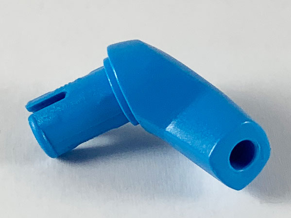 Lego Arm Large with Pin, Left / Dark Azure