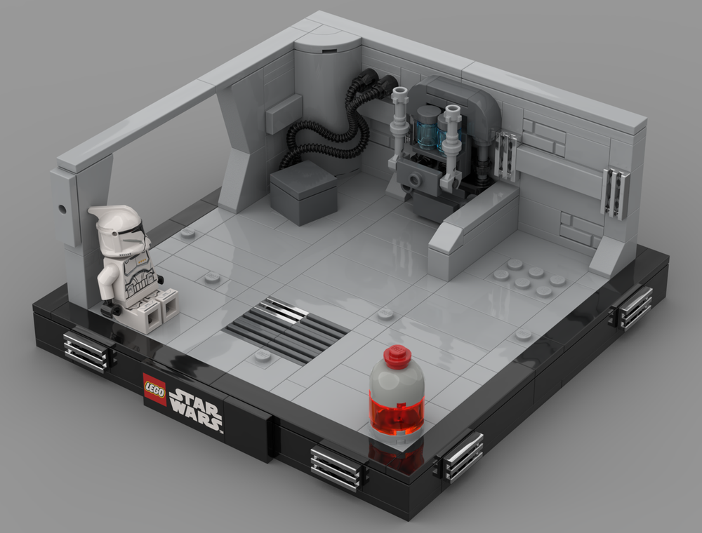 Lego Republic Commando Trandoshan Diorama