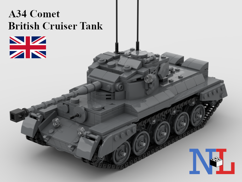 Lego WW2 A34 Comet British Tank