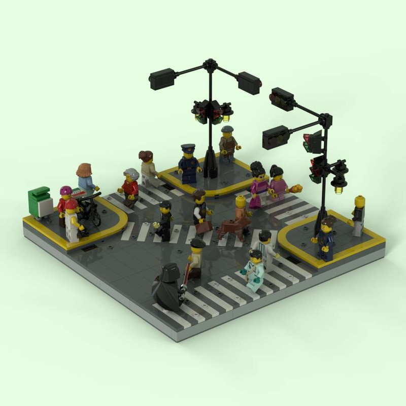 Lego The Shibuya Crossing