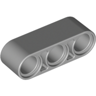 Lego Technic Beam 1 x 3 Thick / Light Bluish Gray