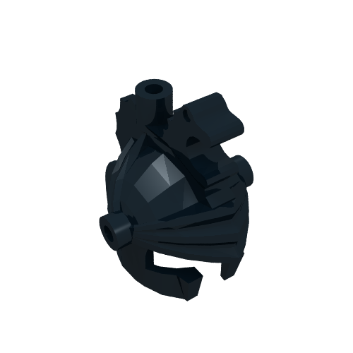 Lego Helmet Castle - Dragon Crown Top with Clip / Black