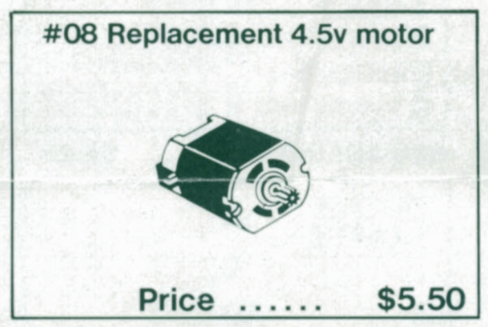 Lego 4.5V Replacement Motor