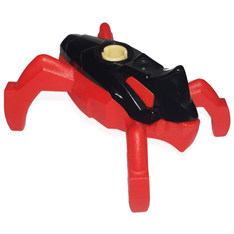 Lego Hero Factory Jumper, Black Top, Red Base