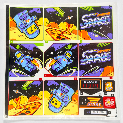 Lego Sticker Sheet for Set 11374-1 / [No Color/Any Color]