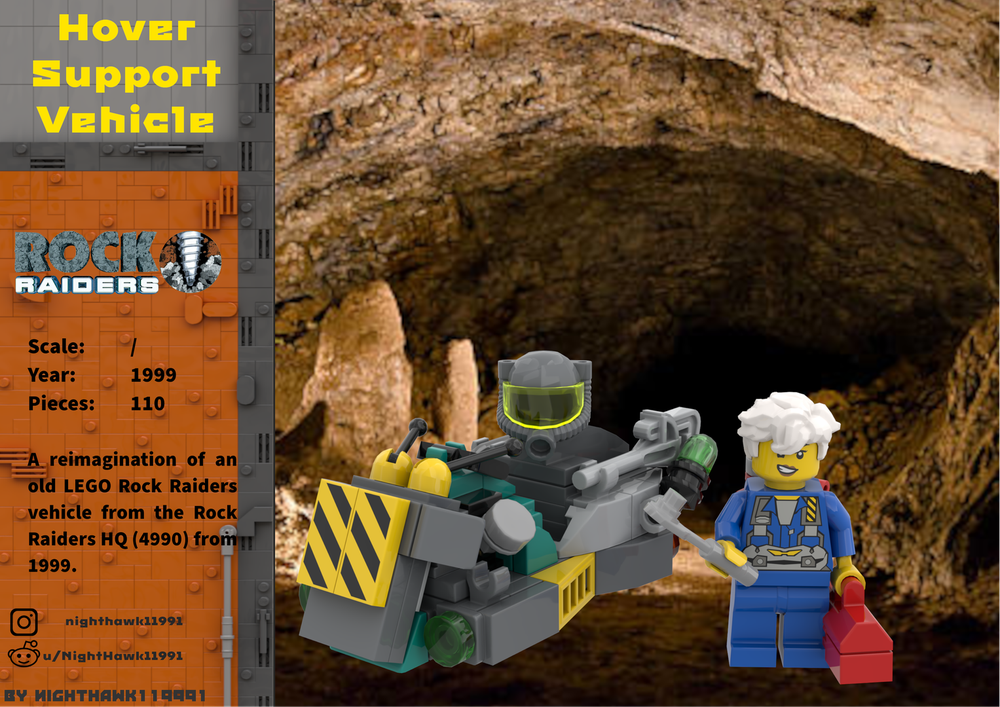 Lego Rock Raiders Hover Support Vehicle