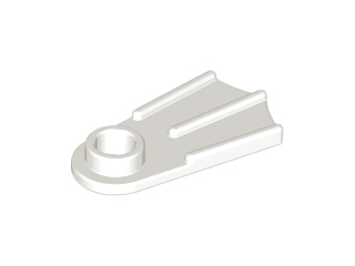 Lego Minifigure Footgear Flipper / White