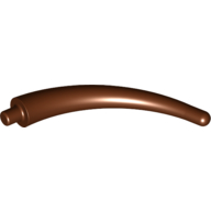 Lego Animal Body Part / Plant, Tail / Claw / Horn / Branch / Tentacle, End Section / Reddish Brown