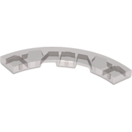 Lego Tile 4 x 4 Curved, Macaroni / Trans-Brown
