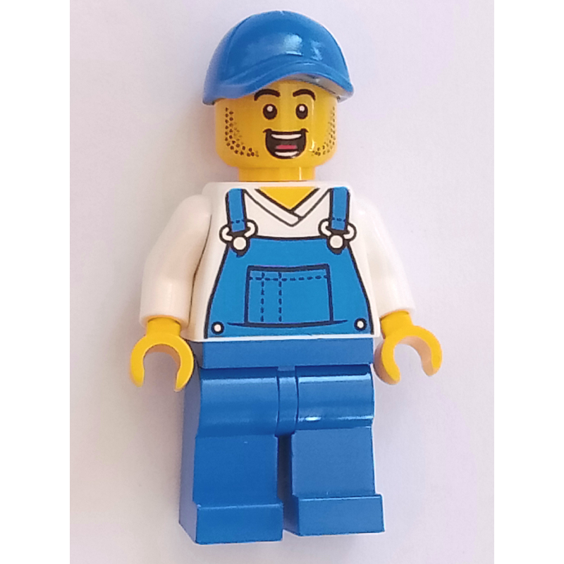 Lego Blue Overalls, Blue Cap