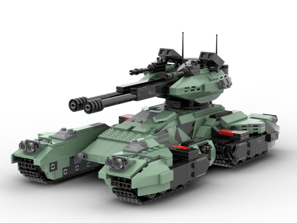 Lego Halo UNSC Grizzly tank