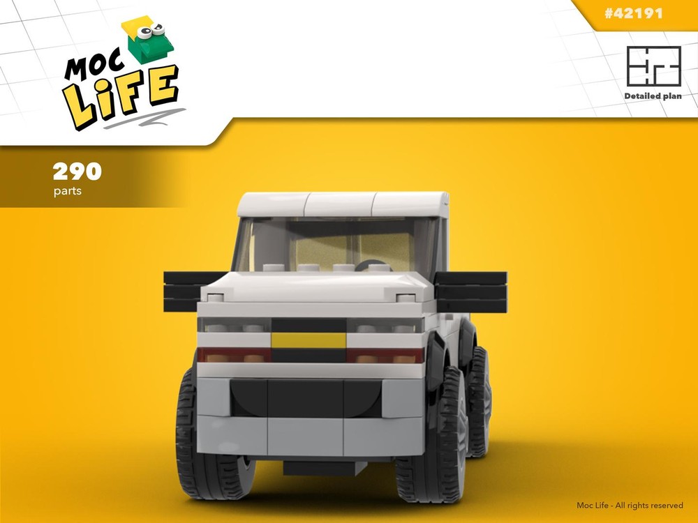 Lego Chevrolet Silverado 1500 regular cab long bed