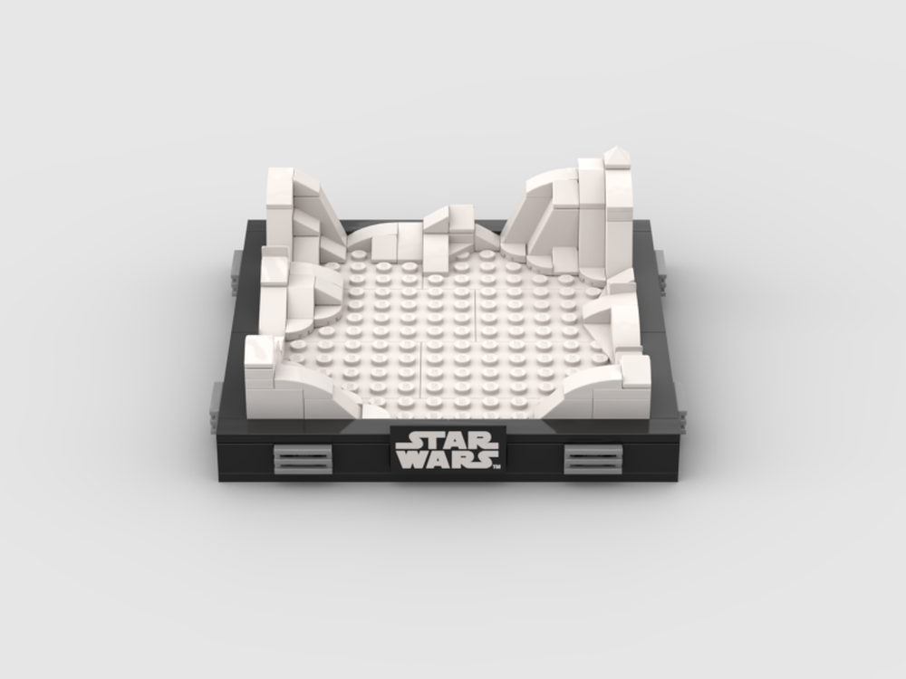 Lego Mini Hoth Diorama-Base