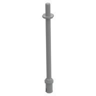 Lego Bar 8L - Two Stop Rings / One Pin, Technic Figure Ski Pole [Flat End]