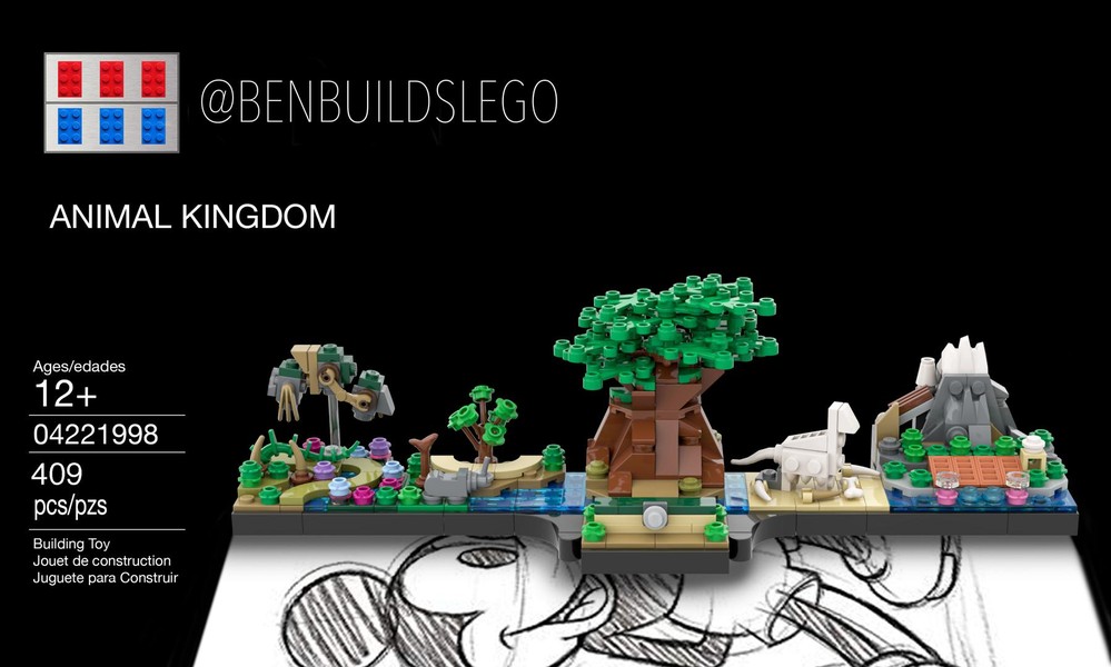 Lego Animal Kingdom skyline