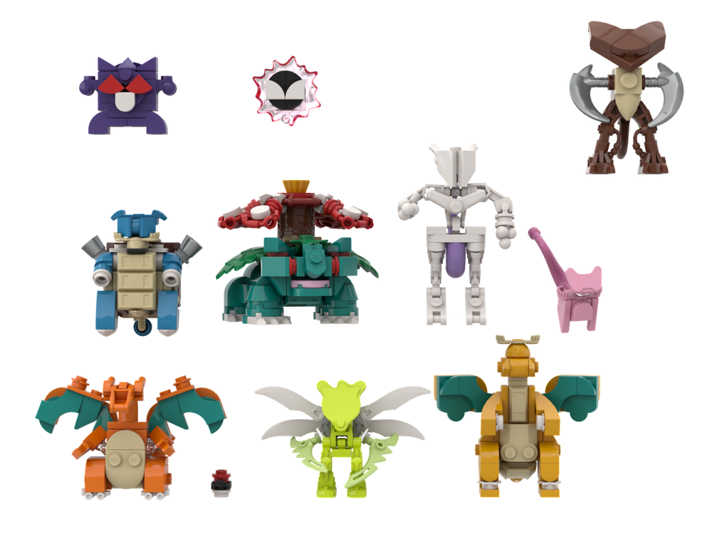 Lego Minifig Scale Pocket Monsters
