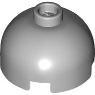 Lego Brick Round 2 x 2 Dome Top, Vented Stud / Light Bluish Gray