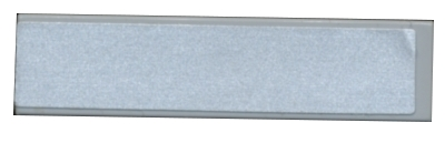 Lego Tile 1 x 4 with Silver Pattern (Sticker) - Sets 6111 / 8664 / Light Bluish Gray