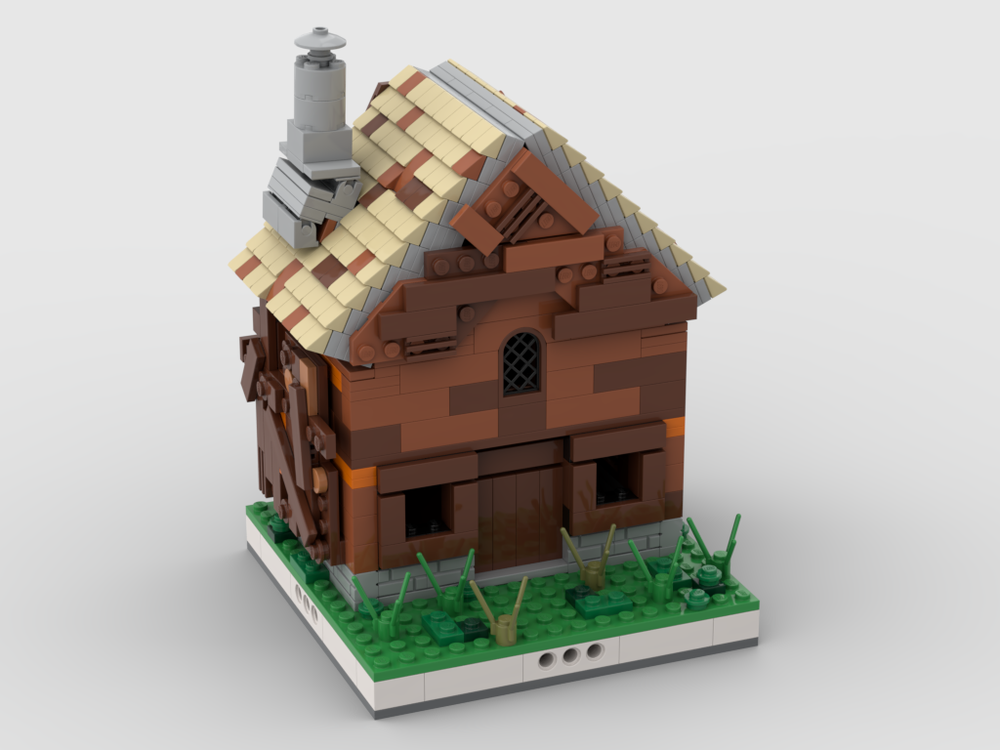 Lego Farm House for a Modular Village