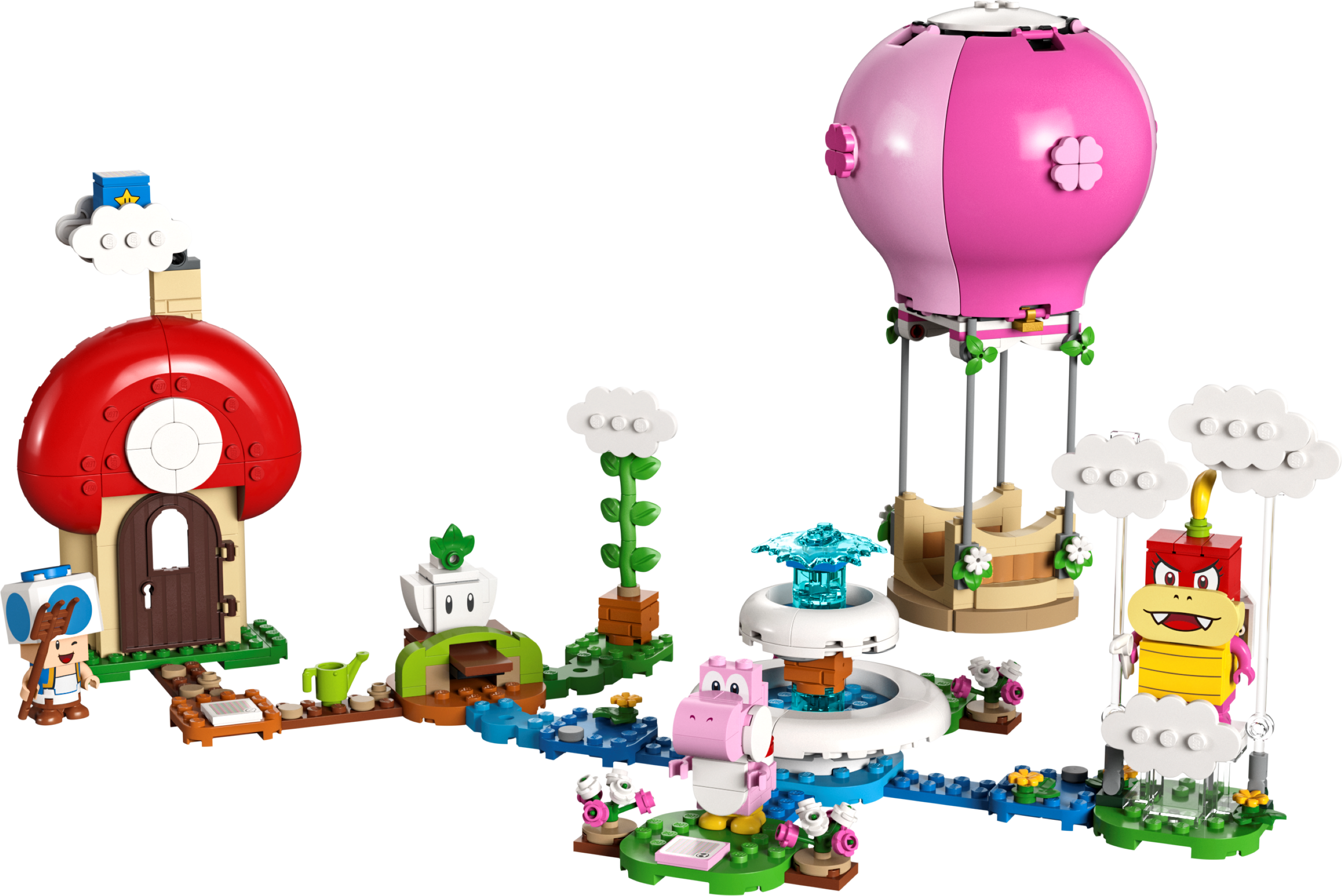 Lego Peach's Garden Balloon Ride Expansion Set
