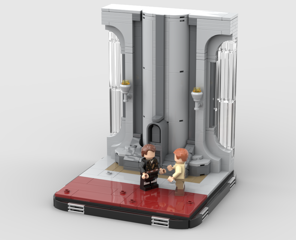 Lego Coruscant Temple Corridors (16x16 Diorama Series)