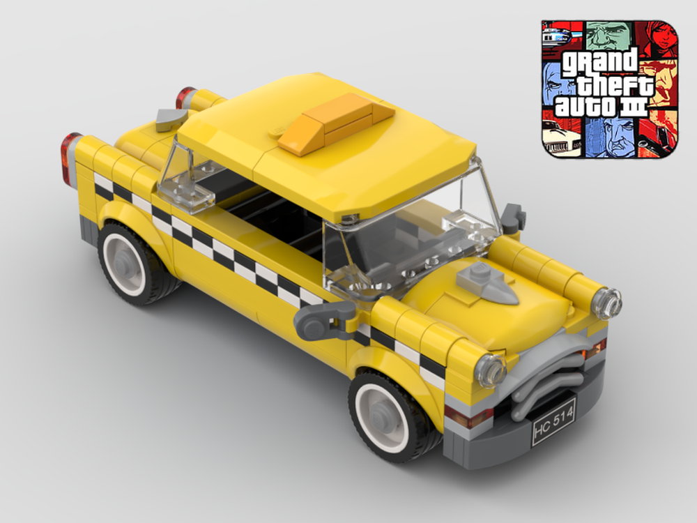 Lego Vintage Cab from GTA3