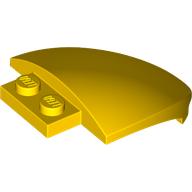 Lego Windscreen, Curved 4 x 5 / Yellow