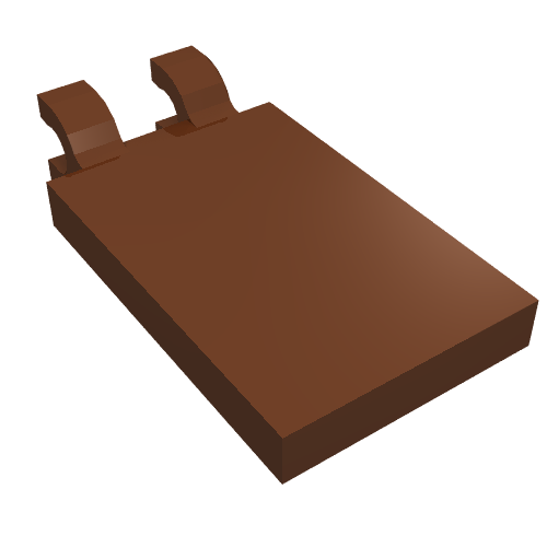 Lego Tile Special 2 x 3 with 2 Clips [Thick U Clips]