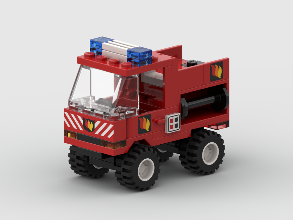 Lego 6650 - Fire Rescue Van - Redesign
