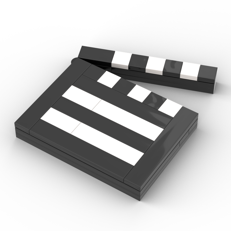 Lego mini clapperboard