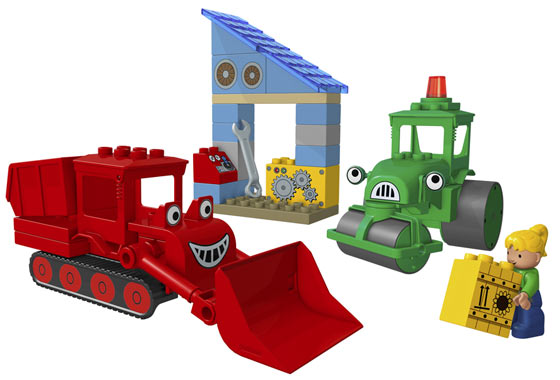 Lego Muck & Roley in the Sunflower Factory
