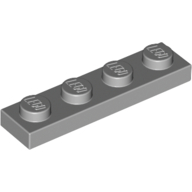 Lego Plate 1 x 4 / Light Bluish Gray