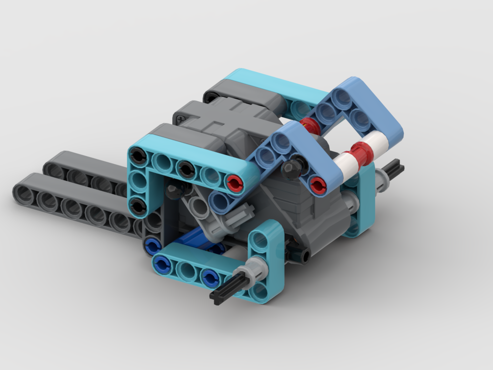 Lego Release mechanism for single pull-back motor