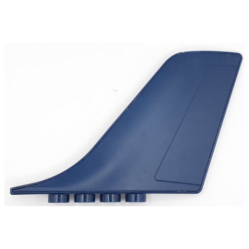 Lego Duplo Airplane Large Tail Fin 1 x 9 x 5 / Dark Blue